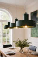 Lampa wisząca 2xE27 Velyo Khaki