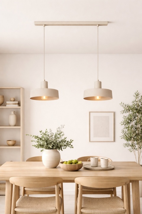Lampa wisząca 2xE27 Velyo Latte