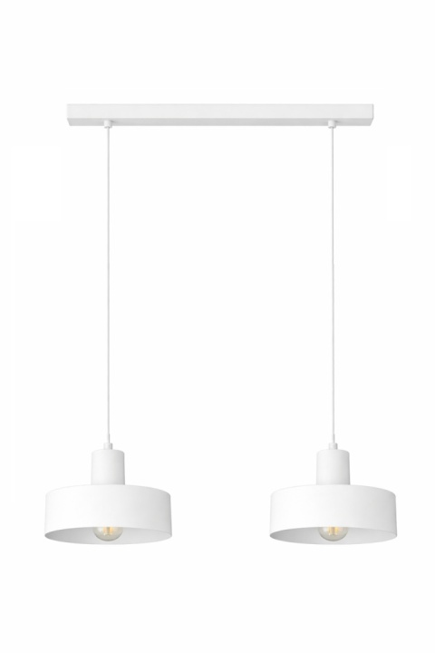 Lampa wisząca 2xE27 Velyo White