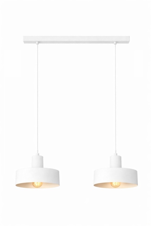 Lampa wisząca 2xE27 Velyo White