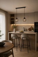Lampa wisząca 2xE27 YUNO BLACK