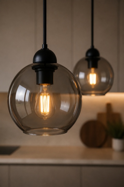 Lampa wisząca 2xE27 YUNO BLACK