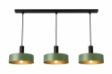 Lampa wisząca 3xE27 HAKI BLACK