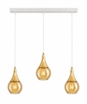 Pendant lamp 3xE27 LACRIMA WHITE
