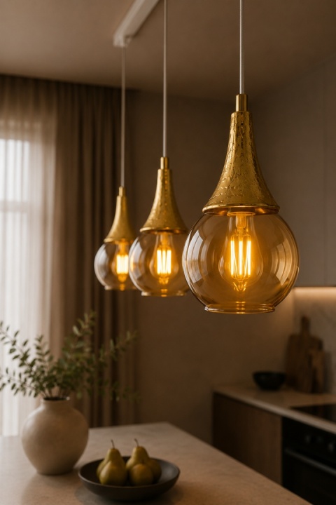 Pendant lamp 3xE27 LACRIMA WHITE