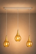 Pendant lamp 3xE27 LACRIMA WHITE