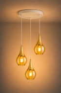 Lampa wisząca 3xE27 LACRIMA WHITE