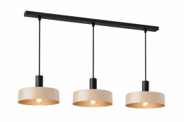 Lampa wisząca 3xE27 LATTE BLACK