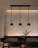 Pendant lamp 3xE27 SIMPLY BLACK/GOLD