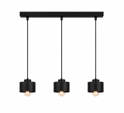 Lampa wisząca 3xE27 SIMPLY BLACK