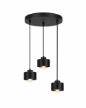 Lampa wisząca 3xE27 SIMPLY BLACK