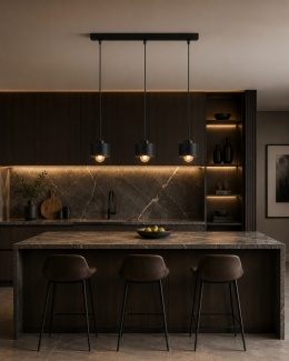 Lampa wisząca 3xE27 SIMPLY BLACK