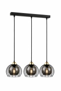 Pendant lamp 3xE27 SOLO BLACK/GOLD