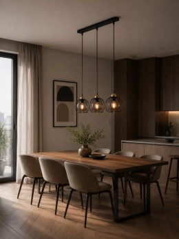 Lampa wisząca 3xE27 SOLO BLACK/GOLD