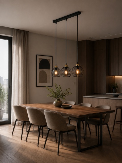 Pendant lamp 3xE27 SOLO BLACK/GOLD