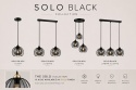 Pendant lamp 3xE27 SOLO BLACK