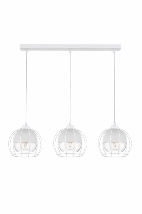 Pendant lamp 3xE27 SOLO WHITE