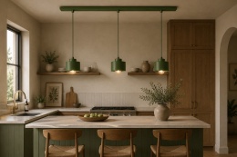 Lampa wisząca 3xE27 Simply Khaki