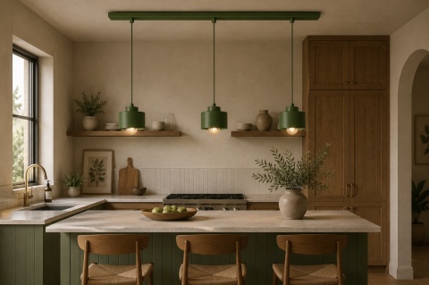 Pendant Lamp 3xE27 Simply Khaki