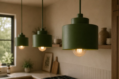 Pendant Lamp 3xE27 Simply Khaki