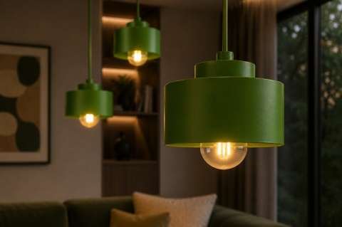 Lampa wisząca 3xE27 Simply Khaki