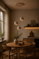 Lampa wisząca 3xE27 Simply Latte