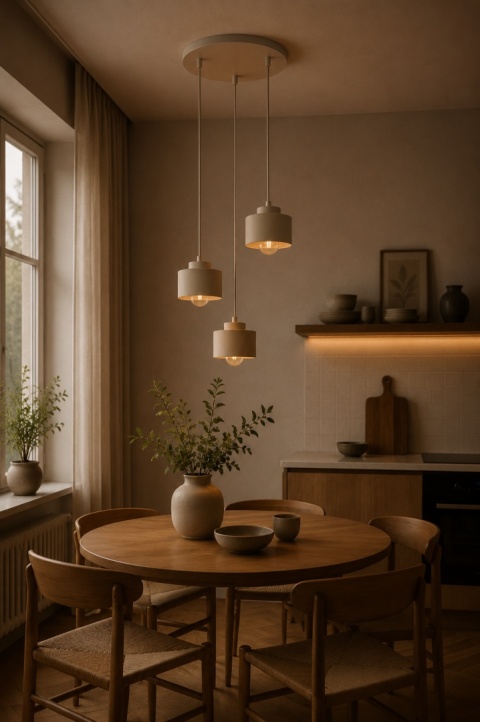 Lampa wisząca 3xE27 Simply Latte