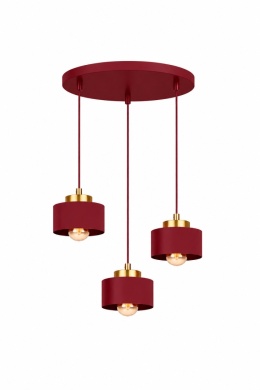 Lampa wisząca 3xE27 Simply Wine/Gold