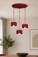 Lampa wisząca 3xE27 Simply Wine/Gold