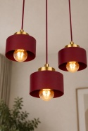 Lampa wisząca 3xE27 Simply Wine/Gold