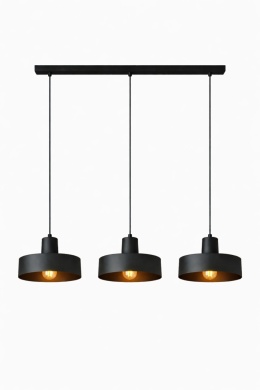 Lampa wisząca 3xE27 Velyo Black