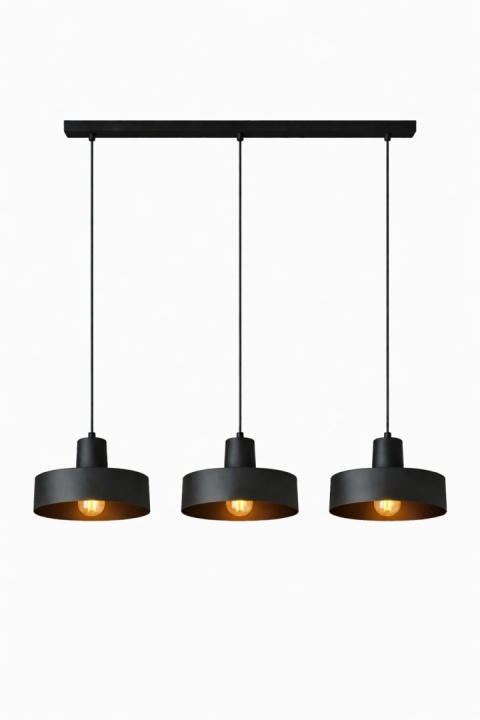 Lampa wisząca 3xE27 Velyo Black