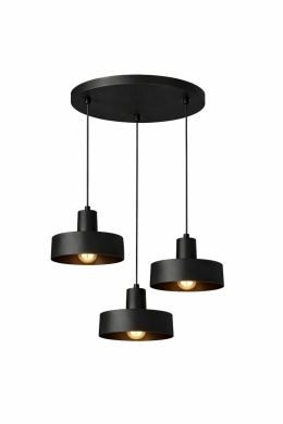 Lampa wisząca 3xE27 Velyo Black