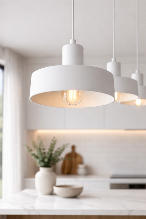 Lampa wisząca 3xE27 Velyo White