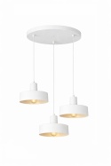 Lampa wisząca 3xE27 Velyo White