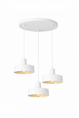 Lampa wisząca 3xE27 Velyo White