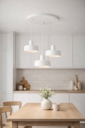 Lampa wisząca 3xE27 Velyo White