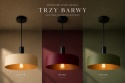 Lampa wisząca 3xE27 Wine/Black