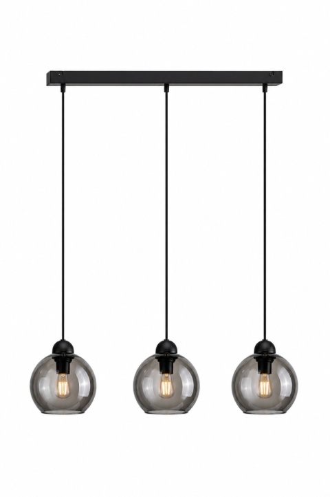 Lampa wisząca 3xE27 YUNO BLACK