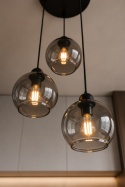 Lampa wisząca 3xE27 YUNO BLACK