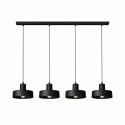 Lampa wisząca 4xE27 Velyo Black