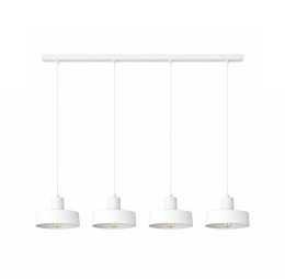 Lampa wisząca 4xE27 Velyo White