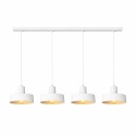 Lampa wisząca 4xE27 Velyo White