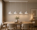 Lampa wisząca 4xE27 Velyo White
