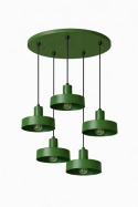 Lampa wisząca 5xE27 Velyo Khaki