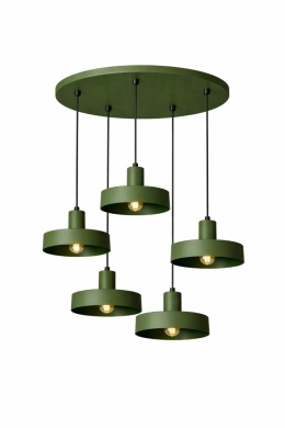 Lampa wisząca 5xE27 Velyo Khaki