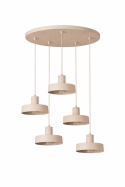 Lampa wisząca 5xE27 Velyo Latte
