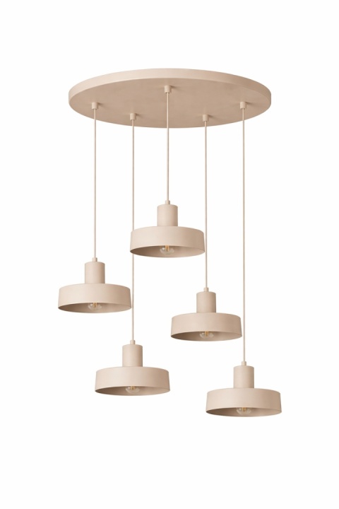 Lampa wisząca 5xE27 Velyo Latte