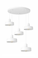 Lampa wisząca 5xE27 Velyo White