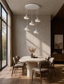 Lampa wisząca 5xE27 Velyo White